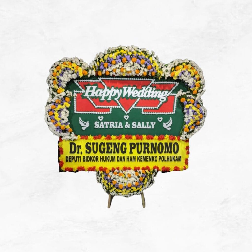 Bunga Papan Wedding Bandung Raya Bahagia