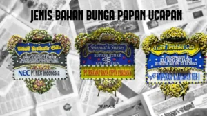 jenis bahan bunga papan