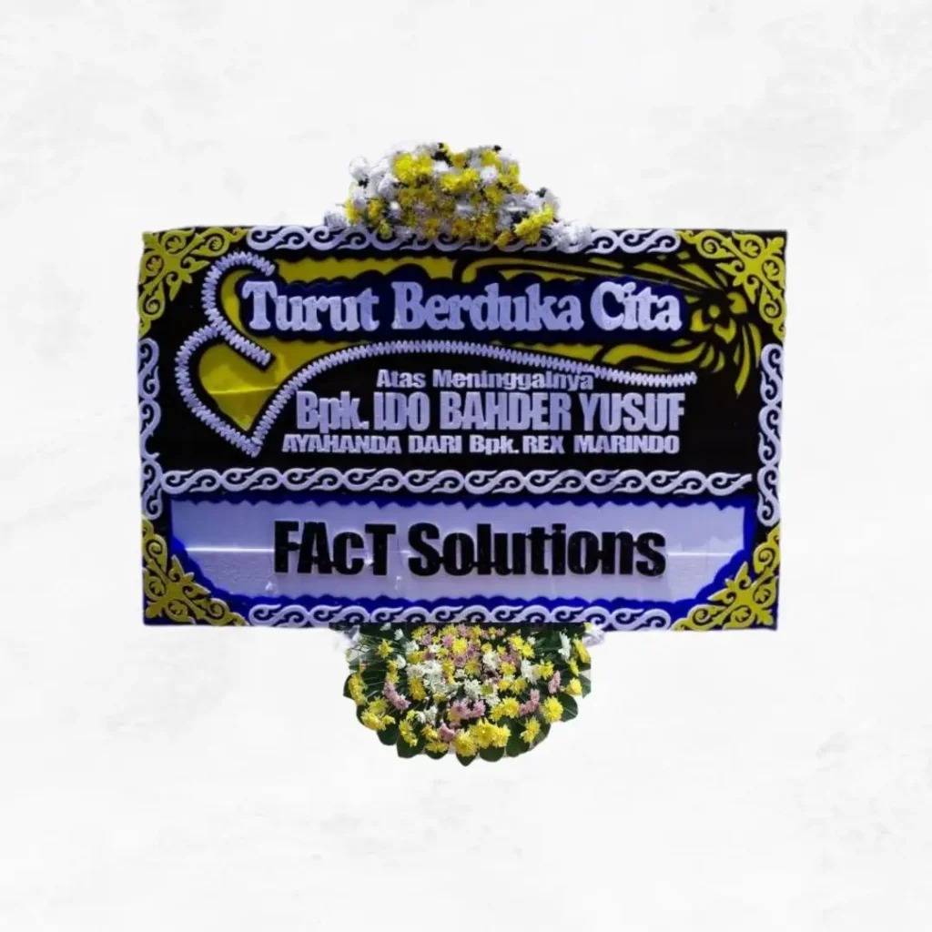 Bunga Papan Ucapan Duka Cita BDG-008