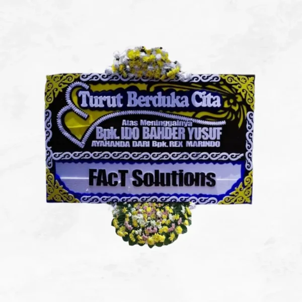 Bunga Papan Ucapan Duka Cita BDG-008