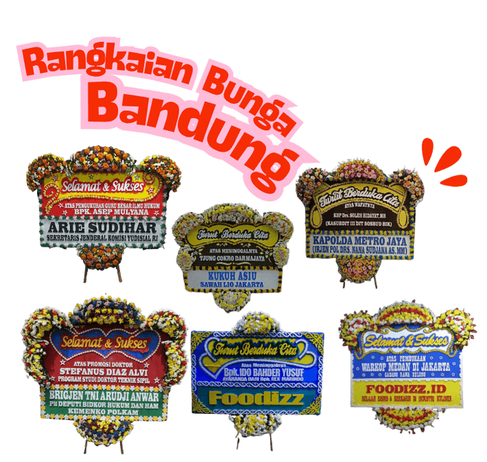 rangkaian bunga bandung